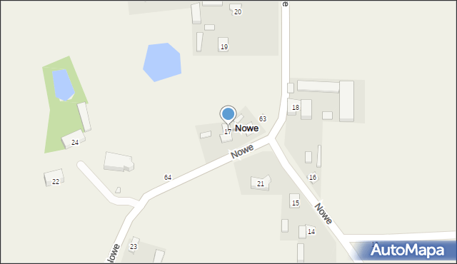 Nowe, Nowe, 17, mapa Nowe