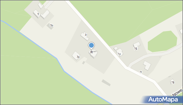 Nowe Biskupice, Nowe Biskupice, 3E, mapa Nowe Biskupice