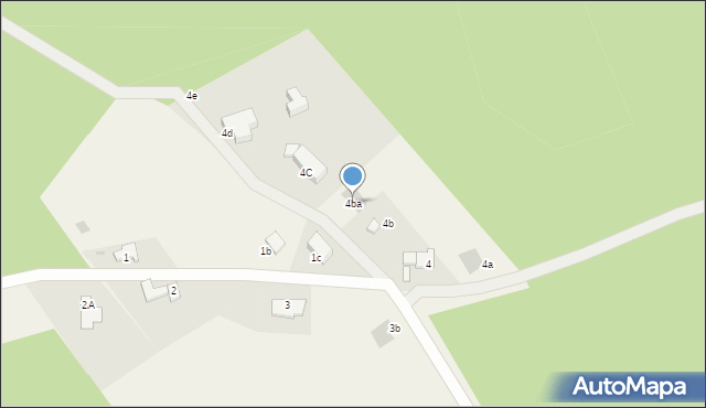 Nowe Biskupice, Nowe Biskupice, 4ba, mapa Nowe Biskupice