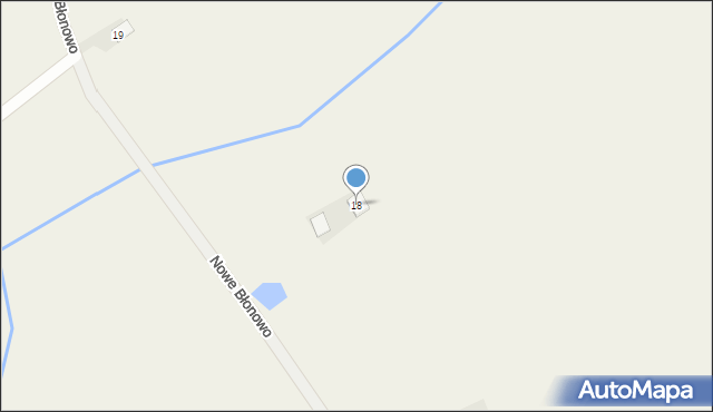 Nowe Błonowo, Nowe Błonowo, 18, mapa Nowe Błonowo