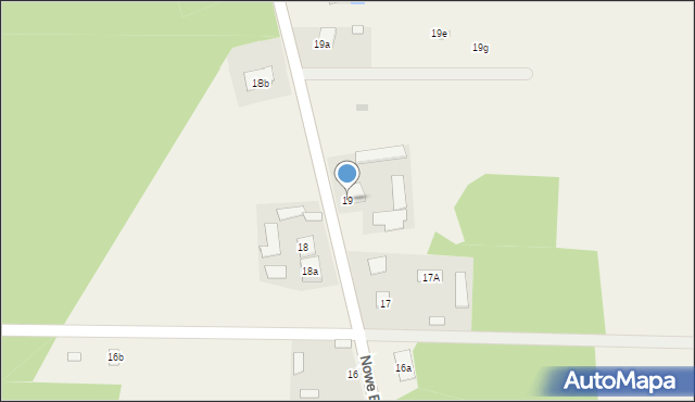 Nowe Borsuki, Nowe Borsuki, 19, mapa Nowe Borsuki