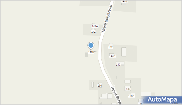 Nowe Boryszewo, Nowe Boryszewo, 136b, mapa Nowe Boryszewo