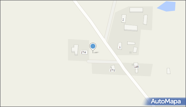 Nowe Boryszewo, Nowe Boryszewo, 17/3, mapa Nowe Boryszewo