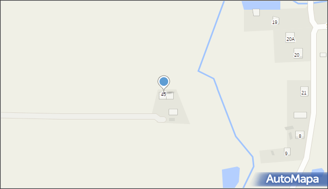 Nowe Boryszewo, Nowe Boryszewo, 45, mapa Nowe Boryszewo