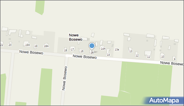 Nowe Bosewo, Nowe Bosewo, 15, mapa Nowe Bosewo