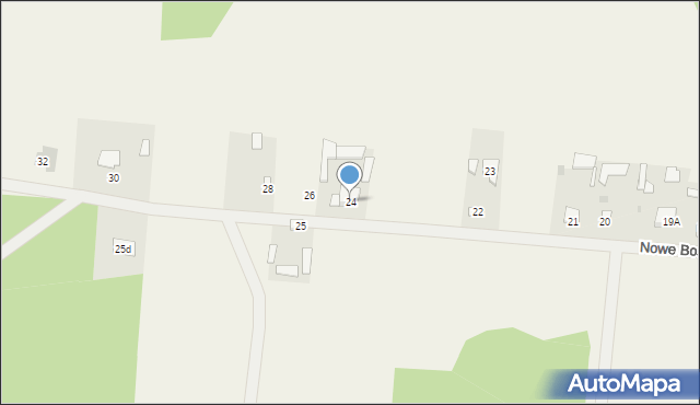 Nowe Bosewo, Nowe Bosewo, 24, mapa Nowe Bosewo