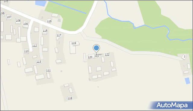 Nowe Brusno, Nowe Brusno, 121, mapa Nowe Brusno