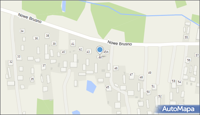 Nowe Brusno, Nowe Brusno, 44, mapa Nowe Brusno