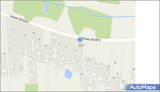 Nowe Brusno, Nowe Brusno, 45A, mapa Nowe Brusno