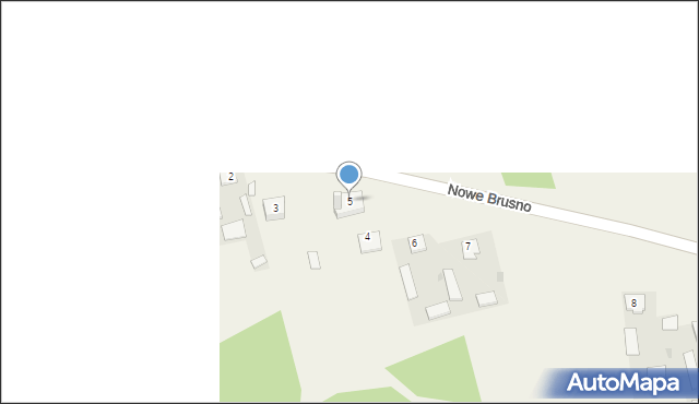 Nowe Brusno, Nowe Brusno, 5, mapa Nowe Brusno