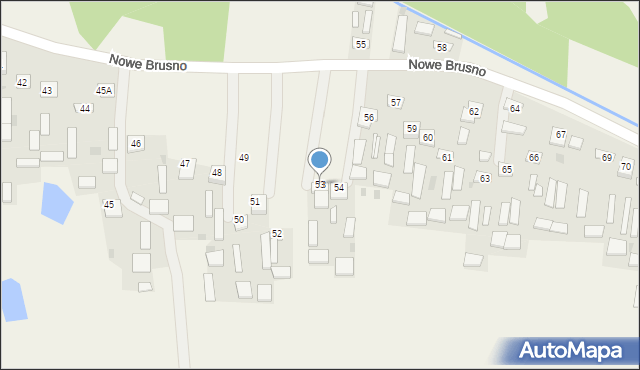 Nowe Brusno, Nowe Brusno, 53, mapa Nowe Brusno