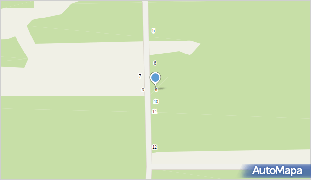 Nowe Budy, Nowe Budy, 8, mapa Nowe Budy