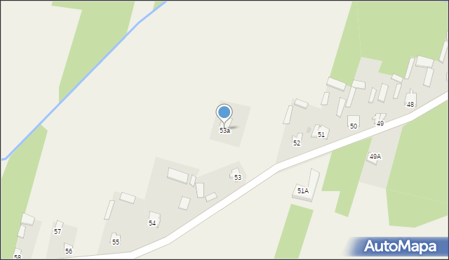 Nowe Budy, Nowe Budy, 53a, mapa Nowe Budy