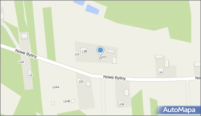 Nowe Byliny, Nowe Byliny, 13, mapa Nowe Byliny