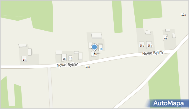 Nowe Byliny, Nowe Byliny, 17b, mapa Nowe Byliny