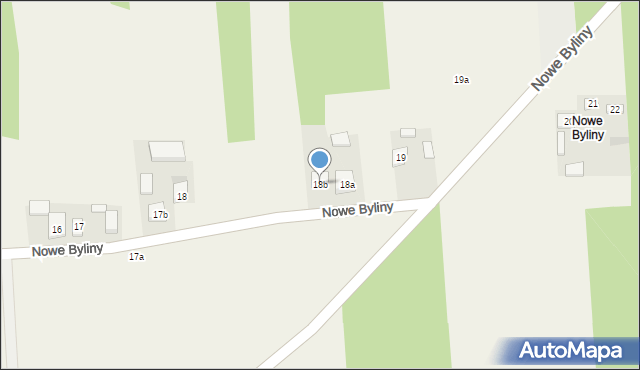 Nowe Byliny, Nowe Byliny, 18b, mapa Nowe Byliny