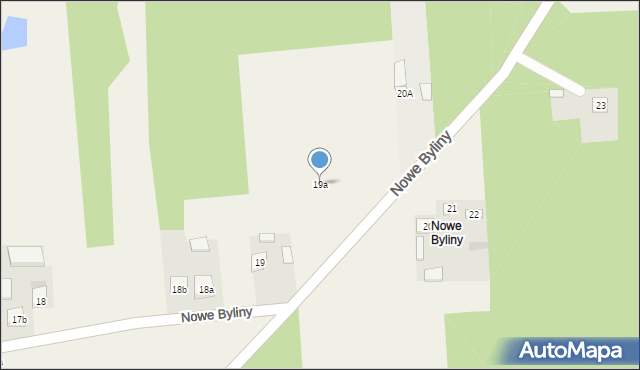 Nowe Byliny, Nowe Byliny, 19a, mapa Nowe Byliny
