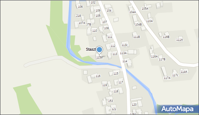 Nowe Bystre, Nowe Bystre, 113d, mapa Nowe Bystre