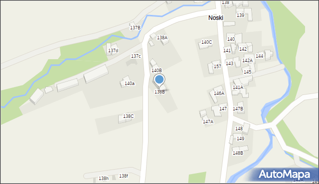 Nowe Bystre, Nowe Bystre, 138B, mapa Nowe Bystre