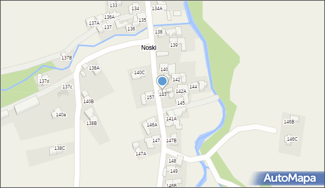 Nowe Bystre, Nowe Bystre, 143, mapa Nowe Bystre