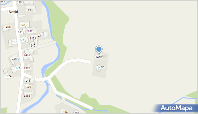 Nowe Bystre, Nowe Bystre, 146B, mapa Nowe Bystre