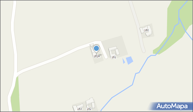 Nowe Bystre, Nowe Bystre, 161A, mapa Nowe Bystre