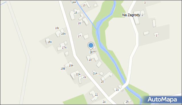 Nowe Bystre, Nowe Bystre, 18, mapa Nowe Bystre