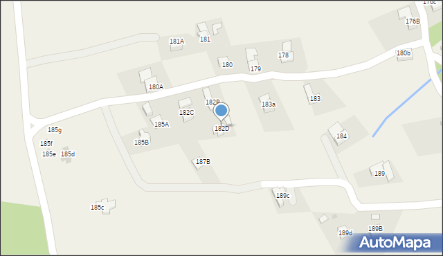 Nowe Bystre, Nowe Bystre, 182D, mapa Nowe Bystre