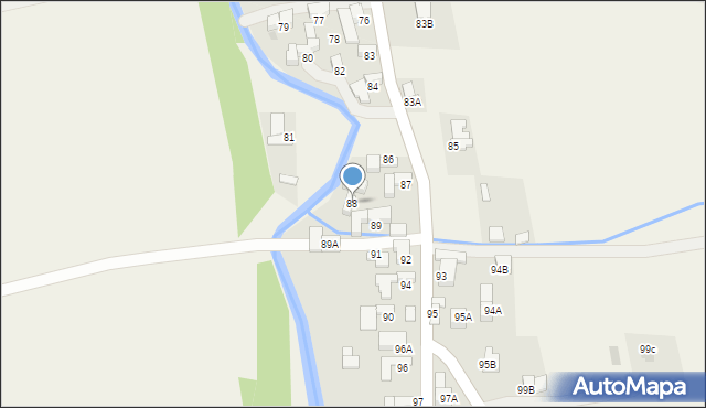 Nowe Bystre, Nowe Bystre, 88, mapa Nowe Bystre