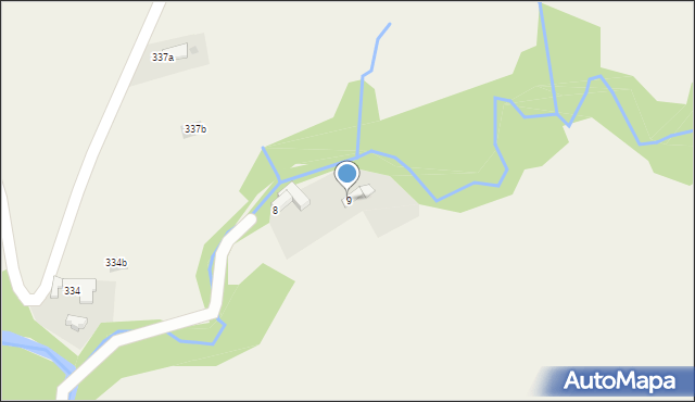 Nowe Bystre, Nowe Bystre, 9, mapa Nowe Bystre