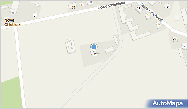 Nowe Chlebiotki, Nowe Chlebiotki, 30, mapa Nowe Chlebiotki