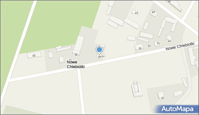 Nowe Chlebiotki, Nowe Chlebiotki, 37, mapa Nowe Chlebiotki