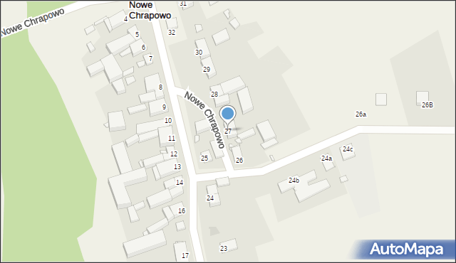 Nowe Chrapowo, Nowe Chrapowo, 27, mapa Nowe Chrapowo