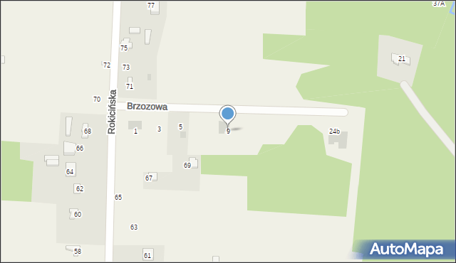 Nowe Chrusty, Nowe Chrusty, 9, mapa Nowe Chrusty