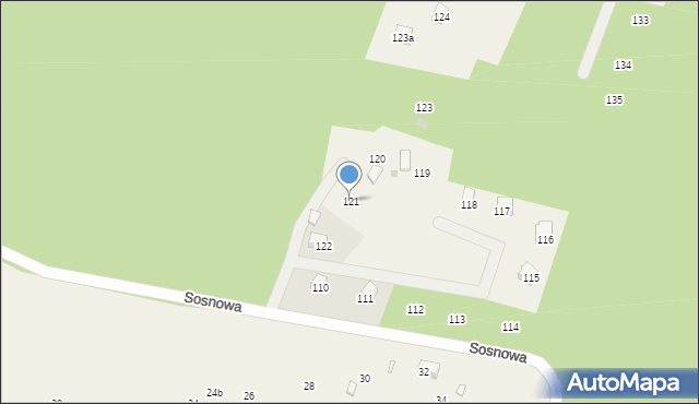 Nowe Czaple, Nowe Czaple, 121, mapa Nowe Czaple