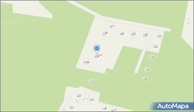 Nowe Czaple, Nowe Czaple, 124, mapa Nowe Czaple