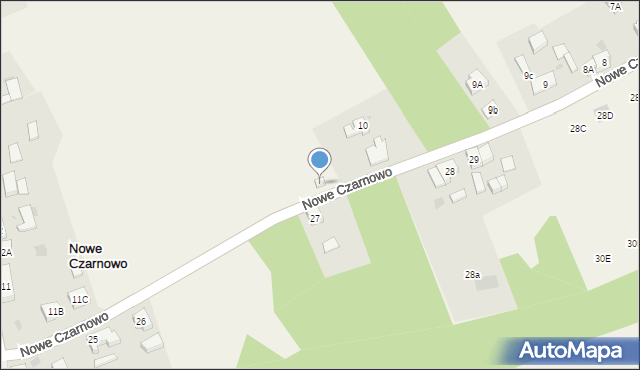 Nowe Czarnowo, Nowe Czarnowo, 10a, mapa Nowe Czarnowo