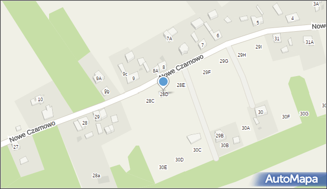 Nowe Czarnowo, Nowe Czarnowo, 29d, mapa Nowe Czarnowo