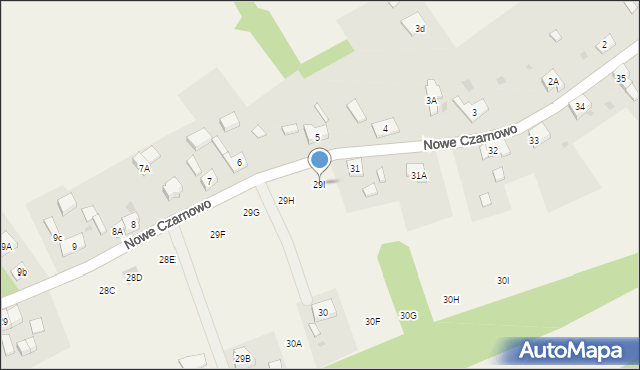 Nowe Czarnowo, Nowe Czarnowo, 29I, mapa Nowe Czarnowo