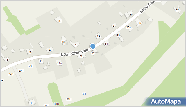 Nowe Czarnowo, Nowe Czarnowo, 33, mapa Nowe Czarnowo