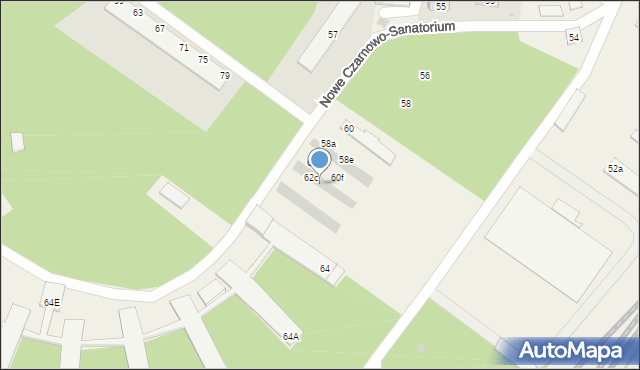 Nowe Czarnowo, Nowe Czarnowo, 62e, mapa Nowe Czarnowo