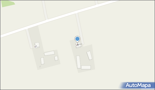 Nowe Czernice, Nowe Czernice, 45, mapa Nowe Czernice