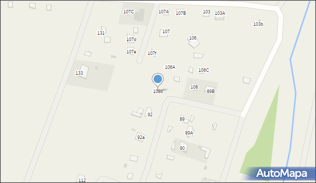 Nowe Dąbie, Nowe Dąbie, 108b, mapa Nowe Dąbie