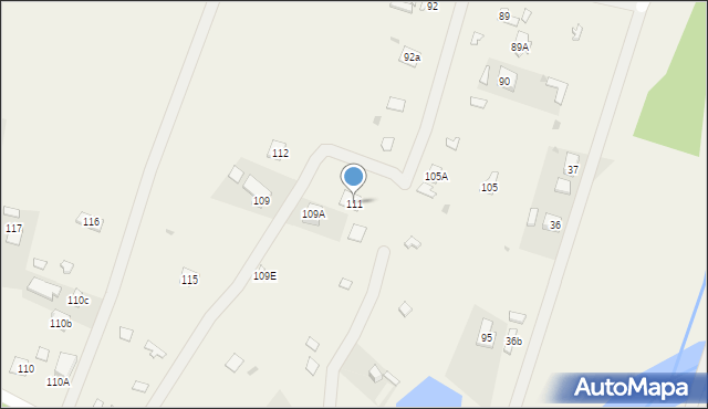 Nowe Dąbie, Nowe Dąbie, 111, mapa Nowe Dąbie