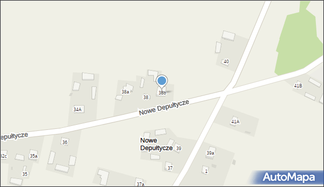 Nowe Depułtycze, Nowe Depułtycze, 38b, mapa Nowe Depułtycze
