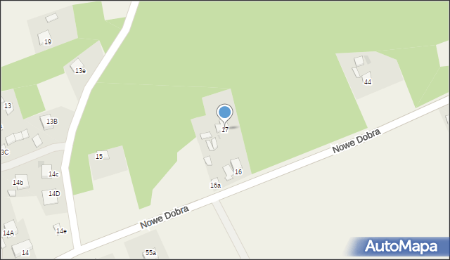 Nowe Dobra, Nowe Dobra, 17, mapa Nowe Dobra