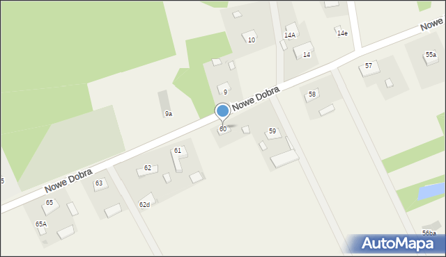 Nowe Dobra, Nowe Dobra, 60, mapa Nowe Dobra