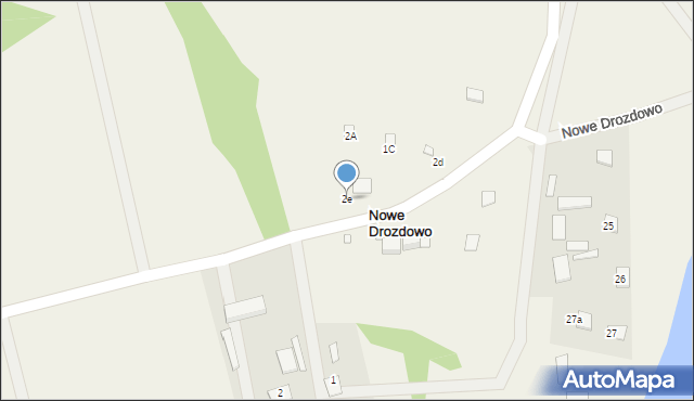 Nowe Drozdowo, Nowe Drozdowo, 2e, mapa Nowe Drozdowo