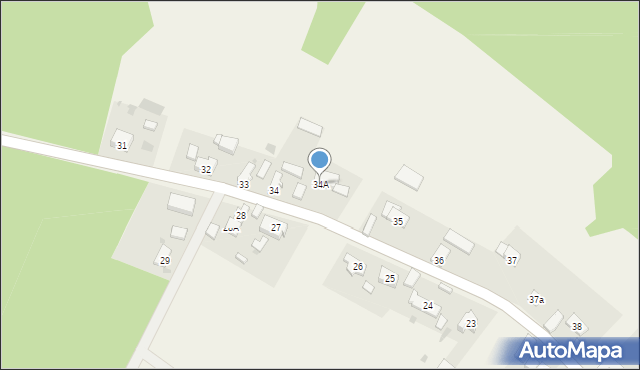 Nowe Drzewce, Nowe Drzewce, 34A, mapa Nowe Drzewce