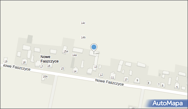 Nowe Faszczyce, Nowe Faszczyce, 13b, mapa Nowe Faszczyce